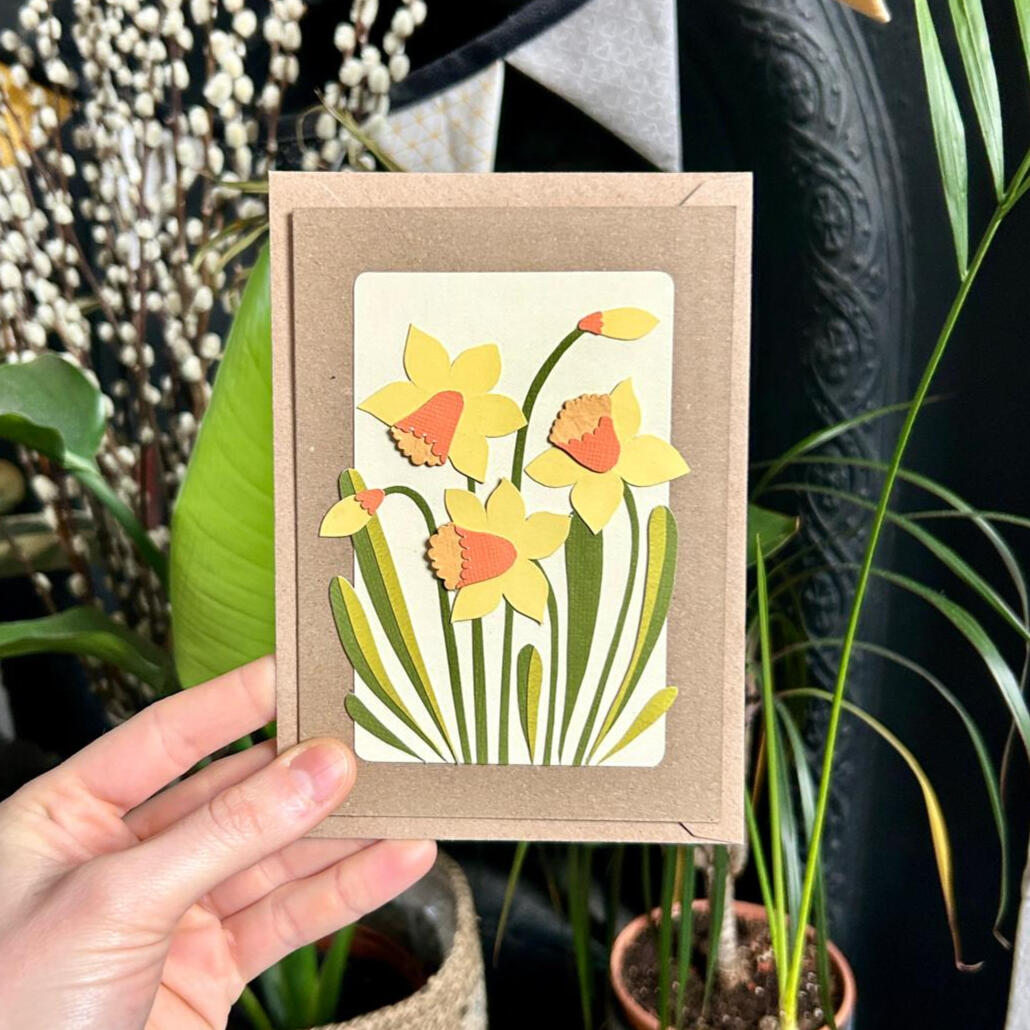 Daffodil card Daffodil card